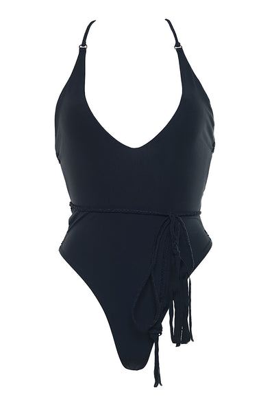 Demery Jayne Obsidian One Piece Swimsuit Black Onyx 3D Image